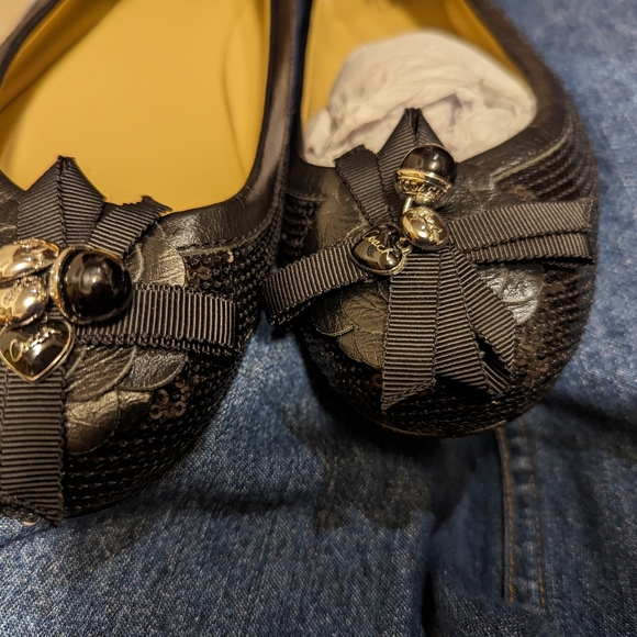 Coach sequin Abigail flats size 8 - Picture 7 of 7